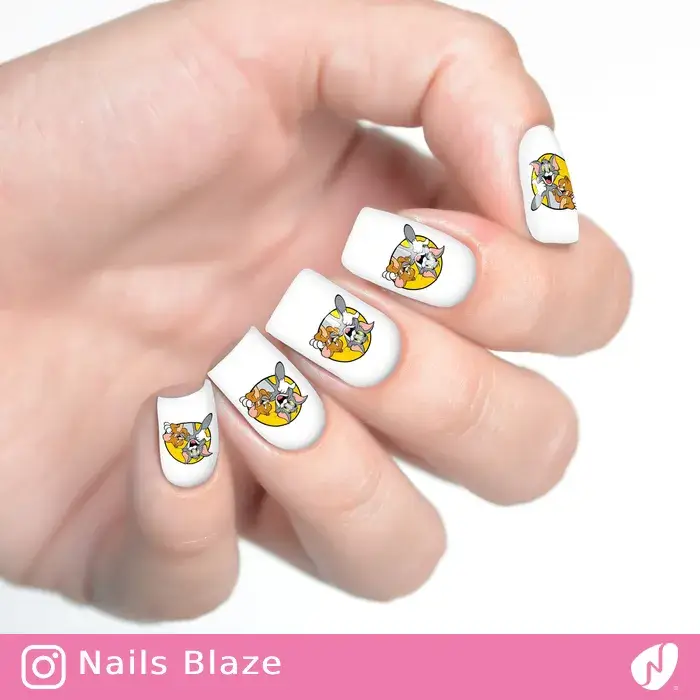 Tom and Jerry | Cartoon Nails - NB122